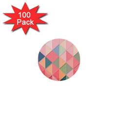 Background Geometric Triangle 1  Mini Buttons (100 Pack) 