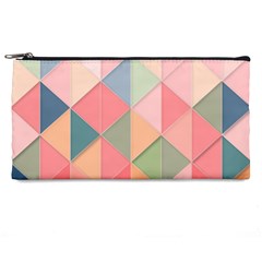 Background Geometric Triangle Pencil Cases by Sapixe