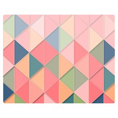 Background Geometric Triangle Double Sided Flano Blanket (medium)  by Sapixe