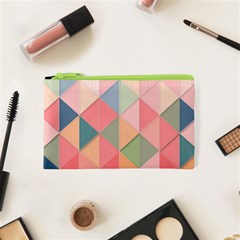 Background Geometric Triangle Cosmetic Bag (xs) by Sapixe