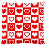 Background Card Checker Chequered Large Cushion Case (Two Sides) Front