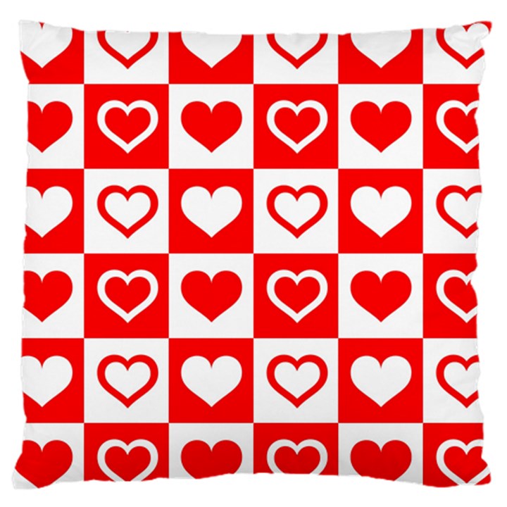 Background Card Checker Chequered Large Cushion Case (Two Sides)