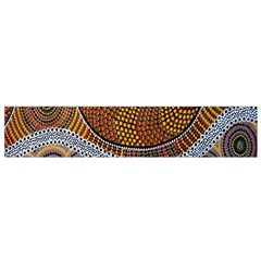 Aboriginal Traditional Pattern Small Flano Scarf by Sapixe