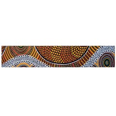 Aboriginal Traditional Pattern Large Flano Scarf  by Sapixe