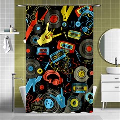 Music Pattern Shower Curtain 48  X 72  (small)  by Sapixe