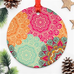 Art Abstract Pattern Ornament (round) by Sapixe