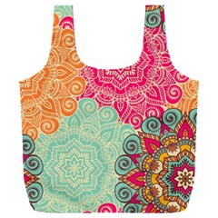 Art Abstract Pattern Full Print Recycle Bag (xxl)