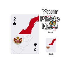 Monaco Country Europe Flag Borders Playing Cards 54 Designs (mini) by Sapixe