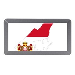 Monaco Country Europe Flag Borders Memory Card Reader (mini) by Sapixe