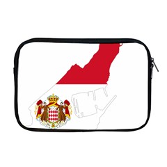 Monaco Country Europe Flag Borders Apple Macbook Pro 17  Zipper Case by Sapixe