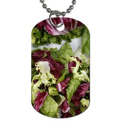 Salad Lettuce Vegetable Dog Tag (one Side) by Sapixe