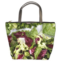 Salad Lettuce Vegetable Bucket Bag by Sapixe