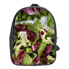 Salad Lettuce Vegetable School Bag (xl) by Sapixe