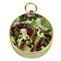 Salad Lettuce Vegetable Gold Compasses by Sapixe