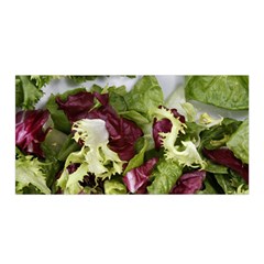 Salad Lettuce Vegetable Satin Wrap by Sapixe