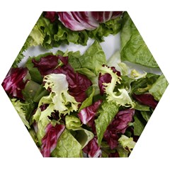 Salad Lettuce Vegetable Wooden Puzzle Hexagon