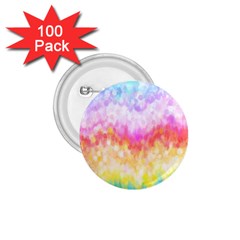 Rainbow Pontilism Background 1 75  Buttons (100 Pack) 