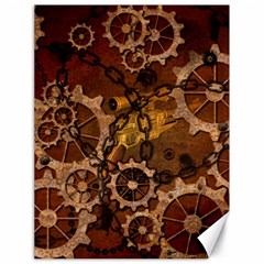 Steampunk Patter With Gears Canvas 18  X 24  by FantasyWorld7