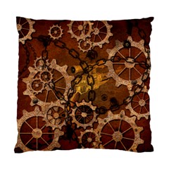 Steampunk Patter With Gears Standard Cushion Case (one Side) by FantasyWorld7