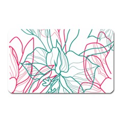 Flowers Magnet (rectangular) by EvgeniaEsenina