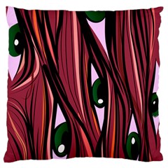 One Eyes Monster Standard Flano Cushion Case (one Side) by EvgeniaEsenina