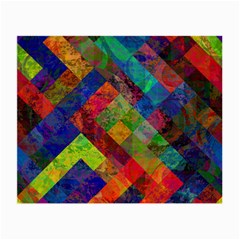 Abstract Colored Grunge Pattern Small Glasses Cloth by fashionpod