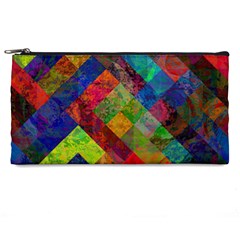 Abstract Colored Grunge Pattern Pencil Cases by fashionpod