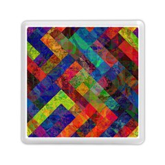 Abstract Colored Grunge Pattern Memory Card Reader (square)