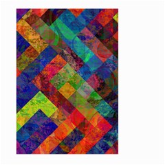 Abstract Colored Grunge Pattern Large Garden Flag (two Sides)