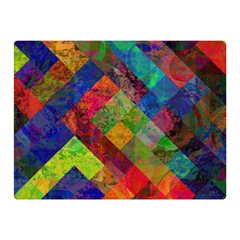 Abstract Colored Grunge Pattern Double Sided Flano Blanket (mini)  by fashionpod