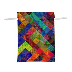 Abstract Colored Grunge Pattern Lightweight Drawstring Pouch (s)