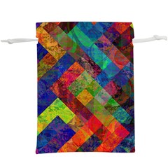 Abstract Colored Grunge Pattern  Lightweight Drawstring Pouch (xl)