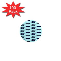 Beard Pattern 1  Mini Magnets (100 Pack)  by designsbymallika