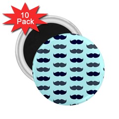 Beard Pattern 2 25  Magnets (10 Pack)  by designsbymallika