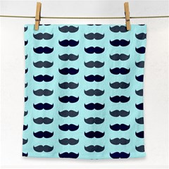 Beard Pattern Face Towel by designsbymallika