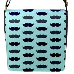 Beard Pattern Flap Closure Messenger Bag (s) by designsbymallika