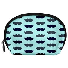 Beard Pattern Accessory Pouch (large) by designsbymallika