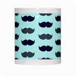 beard pattern White Mugs Center