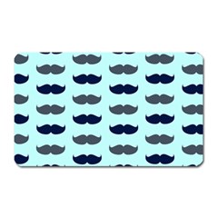 Beard Pattern Magnet (rectangular) by designsbymallika