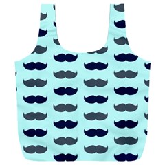 Beard Pattern Full Print Recycle Bag (xxl) by designsbymallika