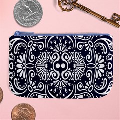 Mandala Pattern Large Coin Purse by designsbymallika