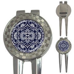 Mandala Pattern 3-in-1 Golf Divots by designsbymallika