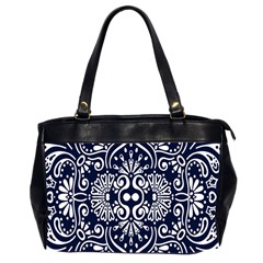 Mandala Pattern Oversize Office Handbag (2 Sides) by designsbymallika