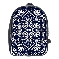 Mandala Pattern School Bag (xl) by designsbymallika