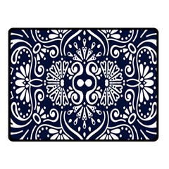 Mandala Pattern Fleece Blanket (small) by designsbymallika