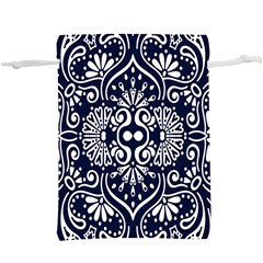 Mandala Pattern  Lightweight Drawstring Pouch (xl)