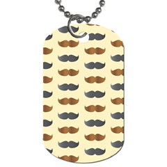 Beard Pattern Dog Tag (two Sides) by designsbymallika