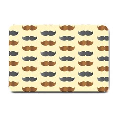 Beard Pattern Small Doormat  by designsbymallika