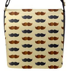 Beard Pattern Flap Closure Messenger Bag (s) by designsbymallika