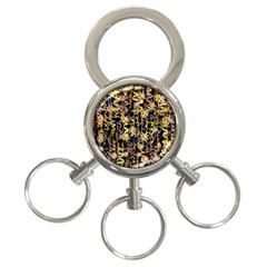 Festive And Celebrate In Good Style 3-ring Key Chain by pepitasart